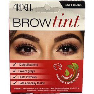 ARDELL Brow Tint Soft BlackBrow Tint 12Applications NEW IN BOX
